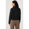 imageODODOS Womens Fleece Lined Half Zip Sweatshirts Funnel Neck Long Sleeve Oversized Pullover Fall Winter OutfitsBlack