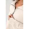 imageODODOS Womens Fleece Lined Half Zip Sweatshirts Funnel Neck Long Sleeve Oversized Pullover Fall Winter OutfitsCream