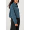 imageODODOS Womens Fleece Lined Half Zip Sweatshirts Funnel Neck Long Sleeve Oversized Pullover Fall Winter OutfitsInk Blue