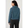 imageODODOS Womens Fleece Lined Half Zip Sweatshirts Funnel Neck Long Sleeve Oversized Pullover Fall Winter OutfitsInk Blue