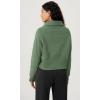 imageODODOS Womens Fleece Lined Half Zip Sweatshirts Funnel Neck Long Sleeve Oversized Pullover Fall Winter OutfitsMedium Olive
