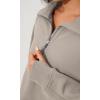 imageODODOS Womens Fleece Lined Half Zip Sweatshirts Funnel Neck Long Sleeve Oversized Pullover Fall Winter OutfitsMushroom