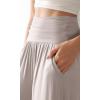 imageODODOS Womens Wide Leg Palazzo Lounge Pants with Pockets Light Weight Loose Comfy Casual Pajama Pants262830quot32quot InseamLight Beige