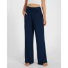 imageODODOS Womens Wide Leg Palazzo Lounge Pants with Pockets Light Weight Loose Comfy Casual Pajama Pants262830quot32quot InseamNavy