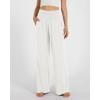 imageODODOS Womens Wide Leg Palazzo Lounge Pants with Pockets Light Weight Loose Comfy Casual Pajama Pants262830quot32quot InseamOffwhite