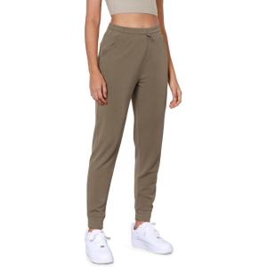 imageODODOS Womens Modal Soft Jogger Pants with Pockets Adjustable Shockcord High Waist Sweatpants Casual Lounge PantsEspresso