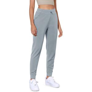 imageODODOS Womens Modal Soft Jogger Pants with Pockets Adjustable Shockcord High Waist Sweatpants Casual Lounge PantsGrey Blue