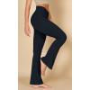 imageODODOS Cloud Feeling Flared Pants for Women Twist High Waist Casual Bootcut Yoga Pants  30quot  32quot InseamDeep Navy