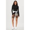 imageODODOS Cloud Feeling Long Sleeve Shirts with Thumb Hole for Women Mock Neck Yoga TShirts Workout TopsBlack