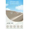 imageODODOS Cloud Feeling Long Sleeve Shirts with Thumb Hole for Women Mock Neck Yoga TShirts Workout TopsShaker Beige