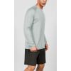 imageODODOS Mens Quick Dry Long Sleeve Shirts UPF 50 Sun Protection SPF Athletic Tops Workout Fishing TShirtsGrey
