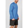 imageODODOS Mens Quick Dry Long Sleeve Shirts UPF 50 Sun Protection SPF Athletic Tops Workout Fishing TShirtsSky Blue