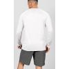 imageODODOS Mens Quick Dry Long Sleeve Shirts UPF 50 Sun Protection SPF Athletic Tops Workout Fishing TShirtsWhite