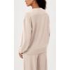 imageODODOS Modal Soft Oversized Sweatshirts for Women Crew Neck Long Sleeve Relaxed Pullover TopsBeige