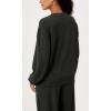 imageODODOS Modal Soft Oversized Sweatshirts for Women Crew Neck Long Sleeve Relaxed Pullover TopsBlack