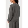 imageODODOS Modal Soft Oversized Sweatshirts for Women Crew Neck Long Sleeve Relaxed Pullover TopsCharcoal