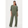 imageODODOS Modal Soft Oversized Sweatshirts for Women Crew Neck Long Sleeve Relaxed Pullover TopsDark Sage