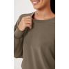 imageODODOS Modal Soft Oversized Sweatshirts for Women Crew Neck Long Sleeve Relaxed Pullover TopsEspresso