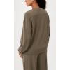 imageODODOS Modal Soft Oversized Sweatshirts for Women Crew Neck Long Sleeve Relaxed Pullover TopsEspresso
