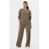 imageODODOS Modal Soft Oversized Sweatshirts for Women Crew Neck Long Sleeve Relaxed Pullover TopsEspresso