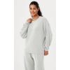 imageODODOS Modal Soft Oversized Sweatshirts for Women Crew Neck Long Sleeve Relaxed Pullover TopsFrosted Mint