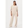 imageODODOS Modal Soft Oversized Sweatshirts for Women Crew Neck Long Sleeve Relaxed Pullover TopsIvory
