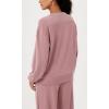 imageODODOS Modal Soft Oversized Sweatshirts for Women Crew Neck Long Sleeve Relaxed Pullover TopsLight Pink