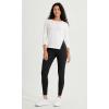 imageODODOS ODCLOUD Crossover 78 Leggings with Back Pocket for Women 23quot  25quot  28quot V High Wasit Lounge Yoga PantsBlack