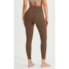 imageODODOS ODCLOUD Crossover 78 Leggings with Back Pocket for Women 23quot  25quot  28quot V High Wasit Lounge Yoga PantsBrunette