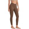 imageODODOS ODCLOUD Crossover 78 Leggings with Back Pocket for Women 23quot  25quot  28quot V High Wasit Lounge Yoga PantsBrunette