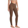 imageODODOS ODCLOUD Crossover 78 Leggings with Back Pocket for Women 23quot  25quot  28quot V High Wasit Lounge Yoga PantsBrunette