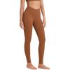 imageODODOS ODCLOUD Crossover 78 Leggings with Back Pocket for Women 23quot  25quot  28quot V High Wasit Lounge Yoga PantsCaramel