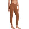 imageODODOS ODCLOUD Crossover 78 Leggings with Back Pocket for Women 23quot  25quot  28quot V High Wasit Lounge Yoga PantsCaramel