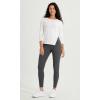 imageODODOS ODCLOUD Crossover 78 Leggings with Back Pocket for Women 23quot  25quot  28quot V High Wasit Lounge Yoga PantsCharcoal