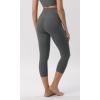 imageODODOS ODCLOUD Crossover 78 Leggings with Back Pocket for Women 23quot  25quot  28quot V High Wasit Lounge Yoga PantsCharcoal