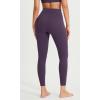 imageODODOS ODCLOUD Crossover 78 Leggings with Back Pocket for Women 23quot  25quot  28quot V High Wasit Lounge Yoga PantsDark Purple