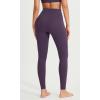 imageODODOS ODCLOUD Crossover 78 Leggings with Back Pocket for Women 23quot  25quot  28quot V High Wasit Lounge Yoga PantsDark Purple