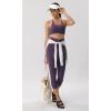 imageODODOS ODCLOUD Crossover 78 Leggings with Back Pocket for Women 23quot  25quot  28quot V High Wasit Lounge Yoga PantsDark Purple