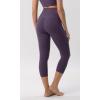 imageODODOS ODCLOUD Crossover 78 Leggings with Back Pocket for Women 23quot  25quot  28quot V High Wasit Lounge Yoga PantsDark Purple