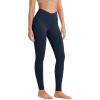 imageODODOS ODCLOUD Crossover 78 Leggings with Back Pocket for Women 23quot  25quot  28quot V High Wasit Lounge Yoga PantsDeep Navy