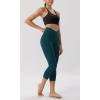 imageODODOS ODCLOUD Crossover 78 Leggings with Back Pocket for Women 23quot  25quot  28quot V High Wasit Lounge Yoga PantsForest Teal