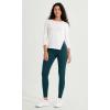 imageODODOS ODCLOUD Crossover 78 Leggings with Back Pocket for Women 23quot  25quot  28quot V High Wasit Lounge Yoga PantsForest Teal