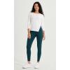 imageODODOS ODCLOUD Crossover 78 Leggings with Back Pocket for Women 23quot  25quot  28quot V High Wasit Lounge Yoga PantsForest Teal