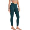 imageODODOS ODCLOUD Crossover 78 Leggings with Back Pocket for Women 23quot  25quot  28quot V High Wasit Lounge Yoga PantsForest Teal