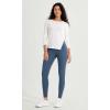 imageODODOS ODCLOUD Crossover 78 Leggings with Back Pocket for Women 23quot  25quot  28quot V High Wasit Lounge Yoga PantsInk Blue