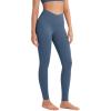 imageODODOS ODCLOUD Crossover 78 Leggings with Back Pocket for Women 23quot  25quot  28quot V High Wasit Lounge Yoga PantsInk Blue
