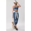 imageODODOS ODCLOUD Crossover 78 Leggings with Back Pocket for Women 23quot  25quot  28quot V High Wasit Lounge Yoga PantsInk Blue