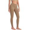 imageODODOS ODCLOUD Crossover 78 Leggings with Back Pocket for Women 23quot  25quot  28quot V High Wasit Lounge Yoga PantsLight Brown