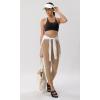 imageODODOS ODCLOUD Crossover 78 Leggings with Back Pocket for Women 23quot  25quot  28quot V High Wasit Lounge Yoga PantsLight Brown