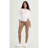 imageODODOS ODCLOUD Crossover 78 Leggings with Back Pocket for Women 23quot  25quot  28quot V High Wasit Lounge Yoga PantsLight Brown